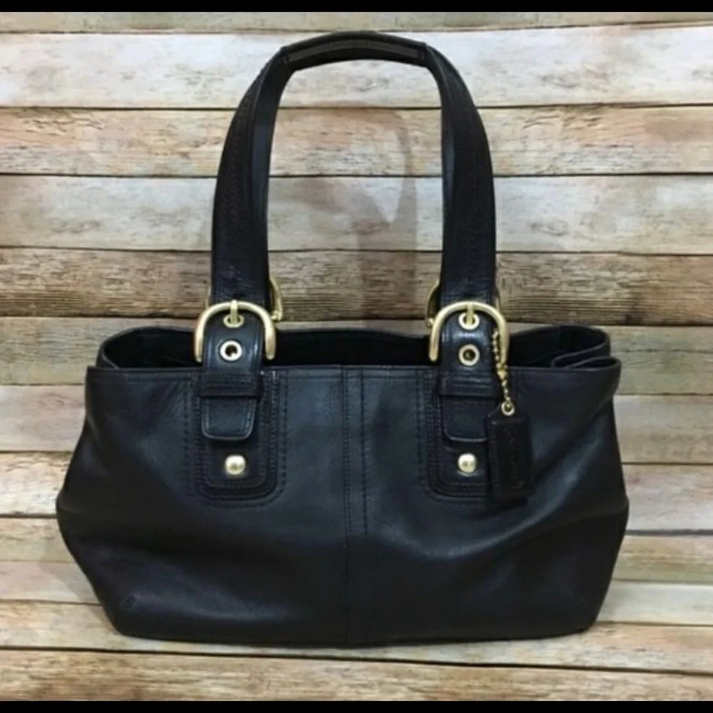 Coach Soho Black Leather Bag F0820-F11844